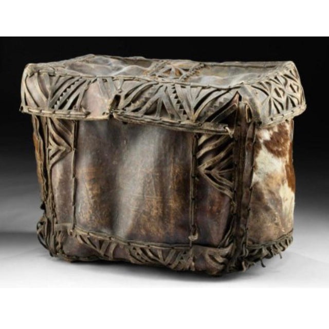 Early 19th Century Early 19th C. Spanish Colonial Petaca For Sale - Image 5 of 5