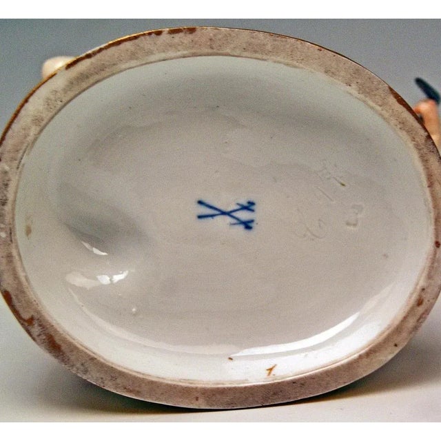 Model C47 Cherubs Allegory of Geometry Figurine by Acier for Meissen, 1870s For Sale - Image 6 of 7