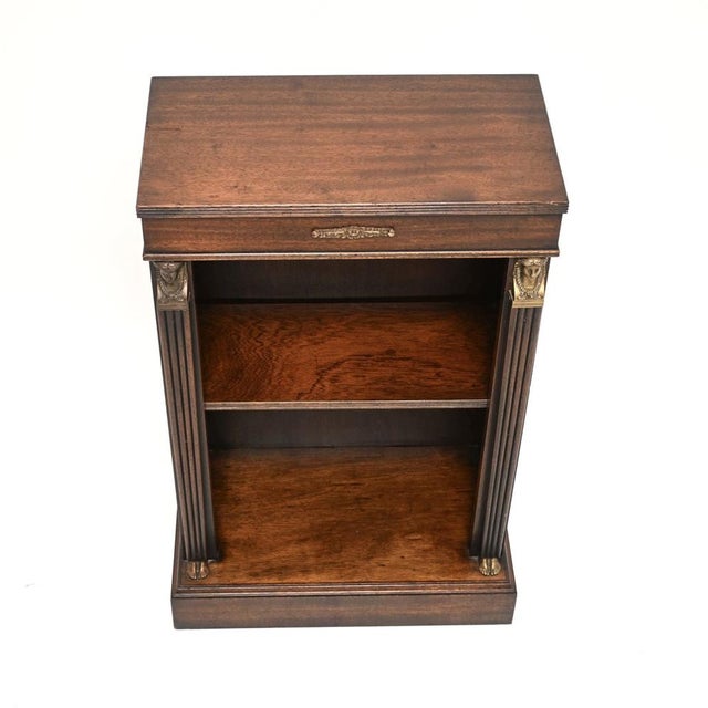 1930s Neoclassical Empire Style Open Bookcase, 1930 For Sale - Image 5 of 12