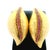 1980s Italian Forza 18k Hammered Gold and Ruby Ear Clips, Pair For Sale - Image 16 of 18