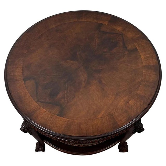 Antique Early 20th Century Chippendale Mahogany Coffee Table For Sale - Image 3 of 8