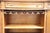 Wood Vintage Antique Mediterranean Tuscan Style Alder Wood 77" Wine Storage Credenza Buffet W. Inlaid Features For Sale - Image 7 of 14
