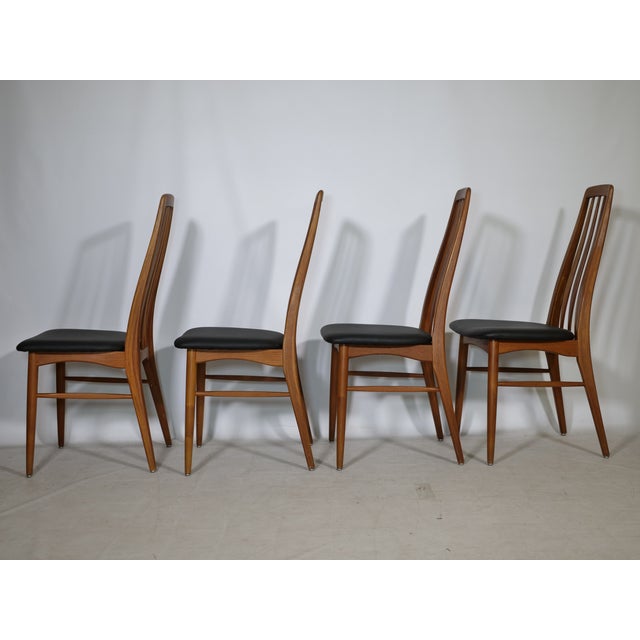 Wood Mid-Century Modern Teak Dining Chairs by Niels Koefoed for Hornslet, 1960s, Set of 4 For Sale - Image 7 of 14