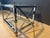 Neoclassical Chrome, Brass & Glass Low Table For Sale - Image 4 of 7