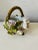 Easter Antique German Porcelain Flower Basket Sitzendorf For Sale In Miami - Image 6 of 10