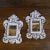 Rococo Miniature Carved Rococo Wall Mirrors - a Pair For Sale - Image 3 of 12