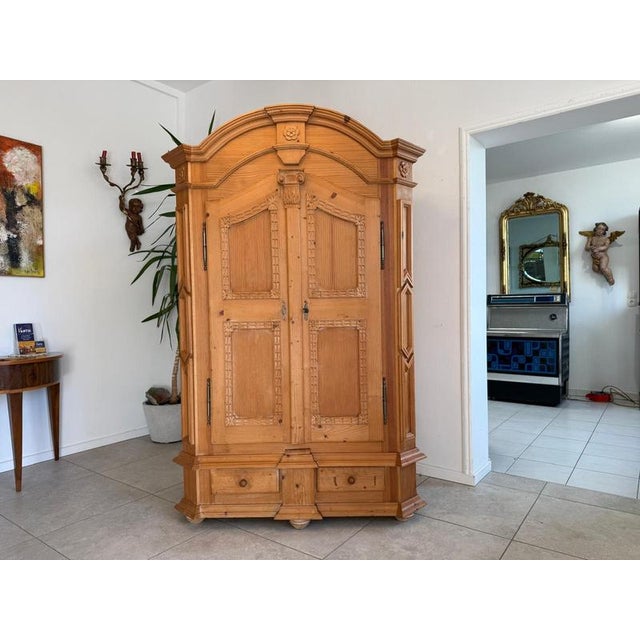 Vintage Farmhouse Wardrobe, 1980s For Sale - Image 3 of 13