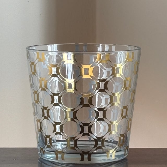 Vintage Mid-Century Modern-Style Glass Wine Cooler For Sale - Image 13 of 17