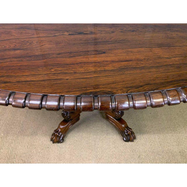 Early 19th Century Regency Rosewood Centre Table, 1825 For Sale - Image 5 of 17
