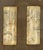 Old Japanese Hand Etched Ukiyo-E Bone Shunga Panels With Beautiful Birds Eye Maple Frames, Set of 6 For Sale In Tampa - Image 6 of 10