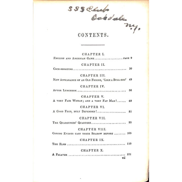 FORESTER, Frank 2 volume set Volume I: [198] pp. Volume II: [173] pp. T.B. Peterson 1857 7 1/2" x 5 1/4" w/ original...