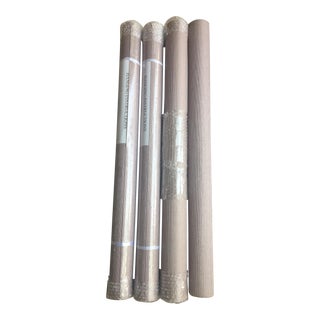 Lavender Grasscloth Wallpaper Rolls - Set of 4 For Sale