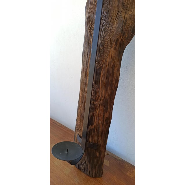 Wood Candleholders, 1960s, Set of 3 For Sale - Image 7 of 16