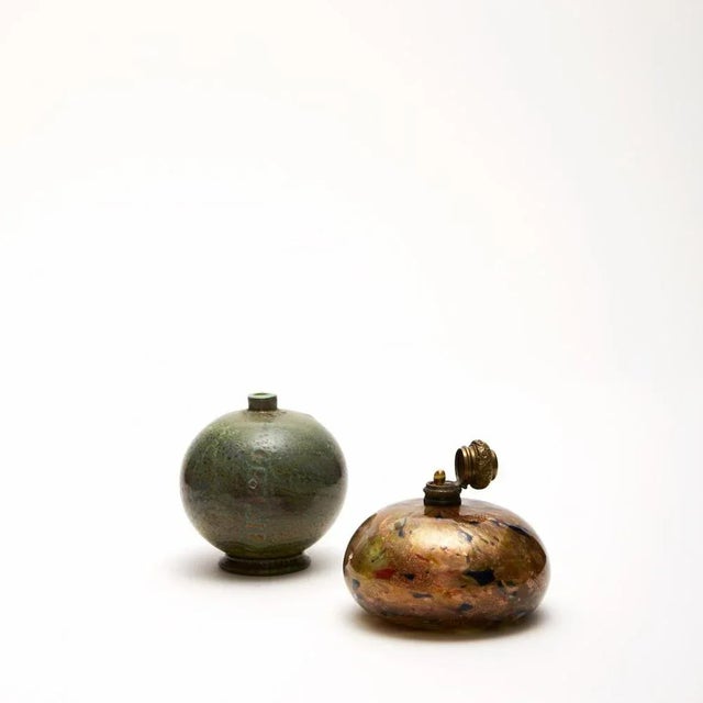 Late 19th Century Venetian Sent Bottles from Artistica Barovier, Set of 5 For Sale - Image 10 of 14