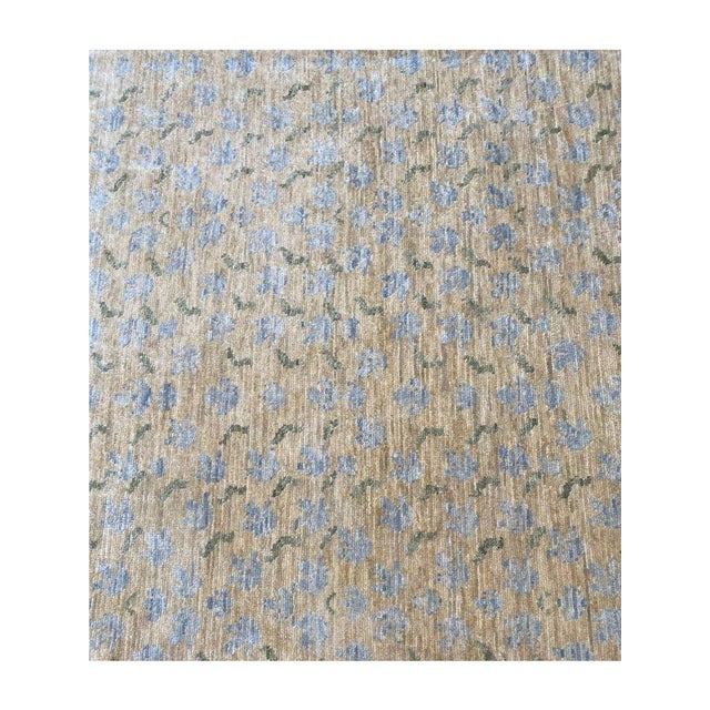 1990s Handwoven Transitional Oushak Area Rug 10x14 For Sale - Image 4 of 8