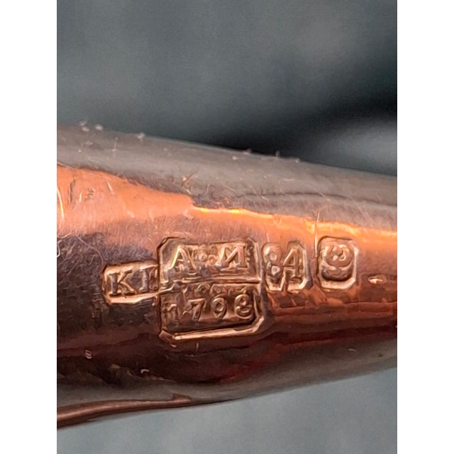 Antique 18th Century Silver Torah Pointer (Yad) - 1798 Hallmarked 84 For Sale - Image 11 of 18