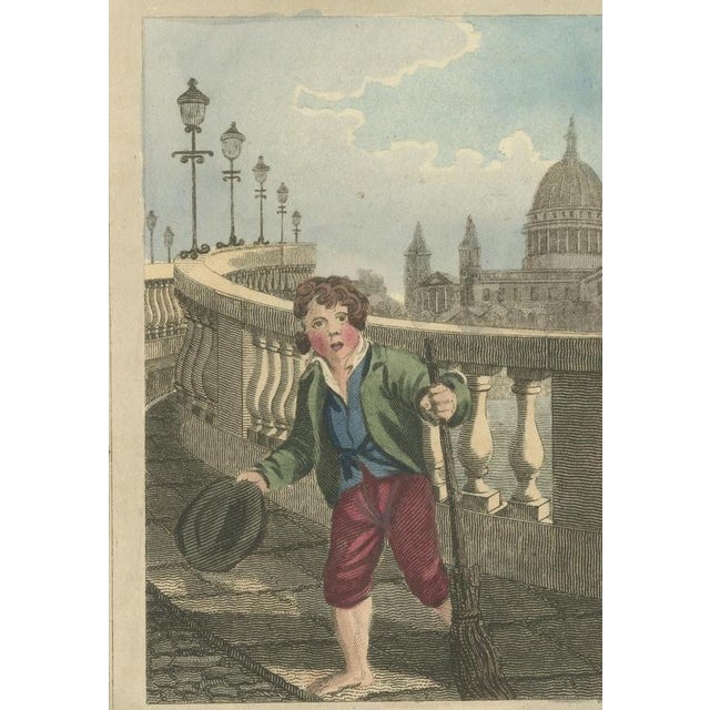 After William Marshall Craig, Chimney Sweep Boy on Blackfriars Bridge, Cries of London, 1804, Engraving For Sale - Image 4 of 7