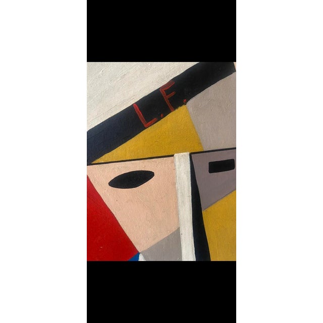 Lyonel Feininger, Constructivist Composition, 1920, Oil Painting For Sale - Image 4 of 10