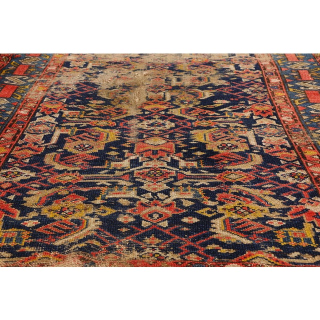 Late 19th Century Late 19th Century Persian Malayer Rug, 03'11 X 09'10 For Sale - Image 5 of 10