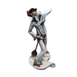 Large Ceramic Figurine by Righetto Silvio for Cacciapuoti, 1960s For Sale