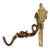 Vintage Ornate Sea Monster/ Dragon Brass Wall Hook For Sale