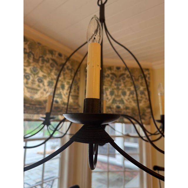 Ironware International Ironware International Bella 6 Light Chandelier For Sale - Image 4 of 6