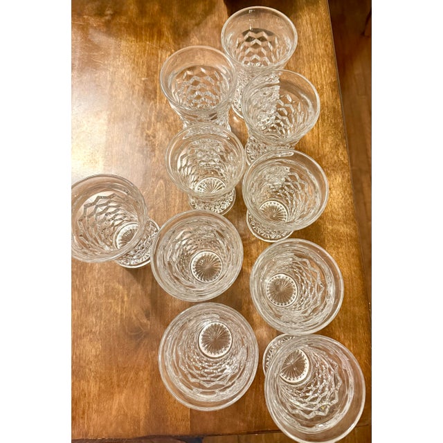 Fostoria 1930's American Flared Glass Set - 10pcs For Sale - Image 6 of 12