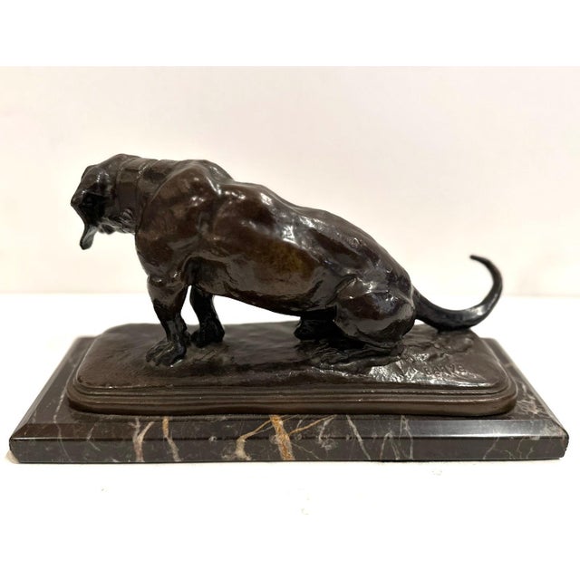 Antoine-Louis BaryeBronze Sculpture of a Hound, unknown For Sale - Image 4 of 5