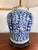 Late 19th Century Monumental Chinese Porcelain Blue and White Double Happiness Lamp For Sale - Image 5 of 9