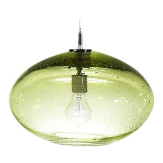 Orbit Pendant Light from the Fizz Collection in Citron For Sale