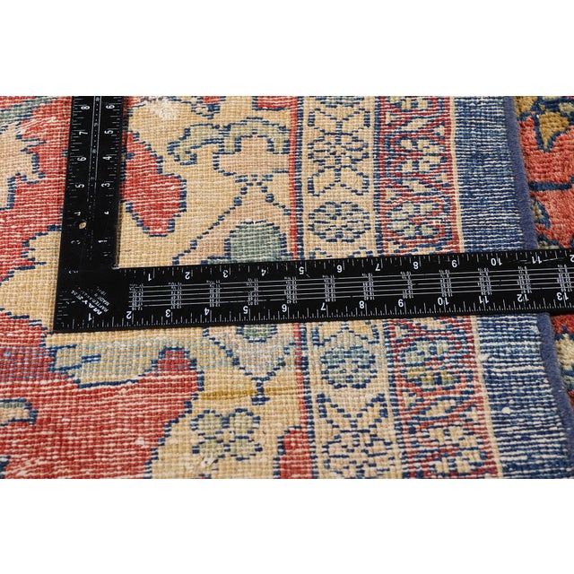 Textile Late 19th Century Persian Sultanabad Rug, 13'11 X 19'02 For Sale - Image 7 of 10
