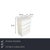 Modern Cube Sideboard and Chest of Drawers in White High Gloss Wood from Interlübke, Set of 2 For Sale - Image 3 of 18