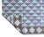 Handmade Cotton Area Rug, Vegetable Dyed, Gray, Pink, Cream and Tan Geometric Dhurrie -6'x12' For Sale - Image 13 of 13