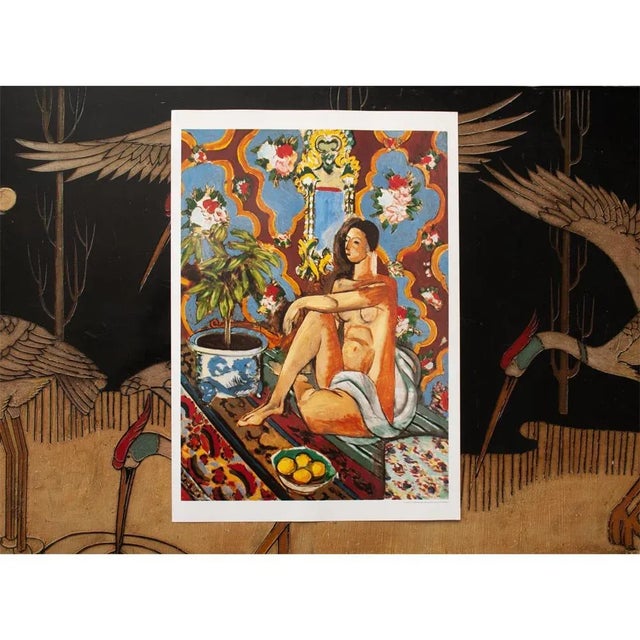 The School of Paris 1994 After Henri Matisse "Decorative Figure on an Ornamental Ground", Large First Edition Poster For Sale - Image 3 of 6