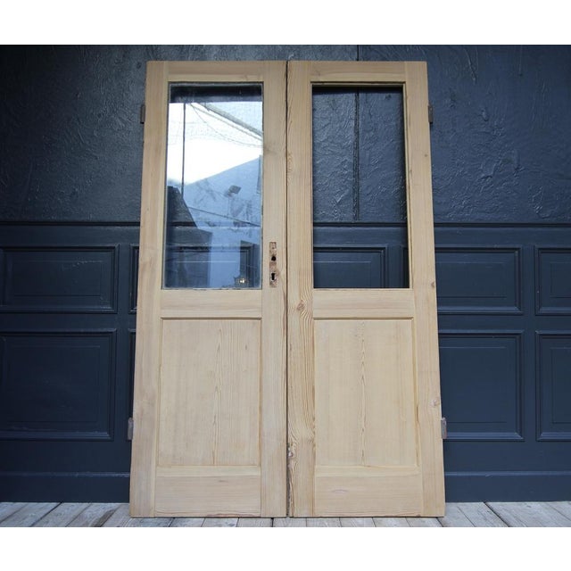 Antique Double Door in Pine, 1890s For Sale - Image 17 of 18