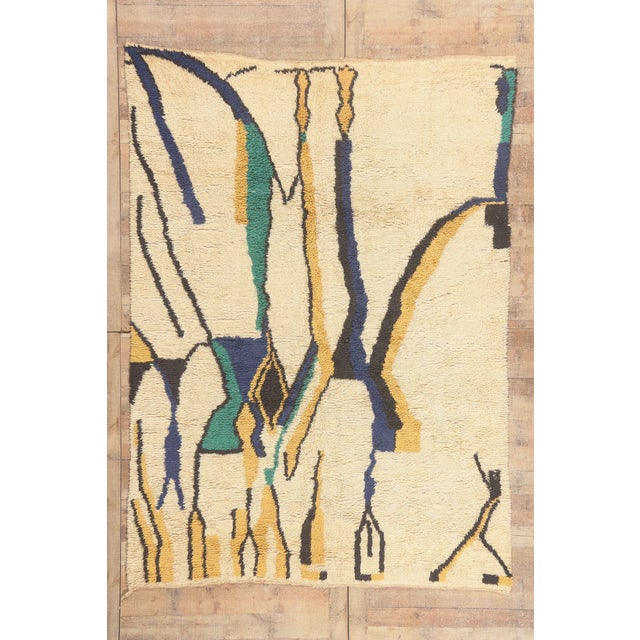 Vintage Beni Ourain Moroccan Rug, 06'09 X 09'06 For Sale - Image 10 of 10