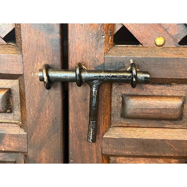 Spanish Carved Walnut Chest of Drawers, Nightstand or Narrow Console, 1920s For Sale - Image 11 of 11