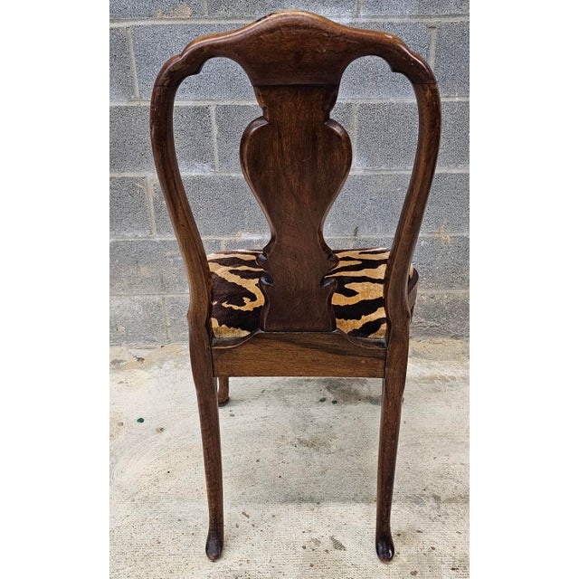 Kindel Winterthur Collection Georgian Carved Solid Mahogany Side Chair For Sale In Washington DC - Image 6 of 7