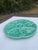 Turquoise 1940s French Gien Turquoise Majolica Oyster Plate For Sale - Image 8 of 13
