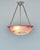 Hettier & Vincent Muller frères A French art deco pendant light by Hettier & Vincent in nickel plated bronze or solid...