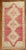 A gallery size mid 20th century Turkish Rug with 3 large medallions on a bright pinky red field Details rug no. 31391 size...