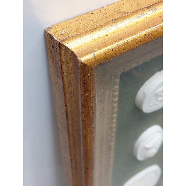 Framed Pair of Mid 20th Century Military Medallions For Sale - Image 10 of 16