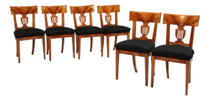 Biedermeier Chairs, Set of 6