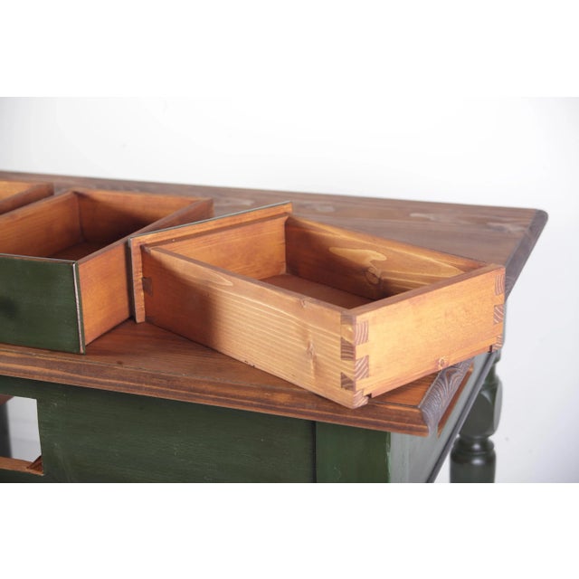 Antique Austrian Folk Card Table, 1900s For Sale - Image 9 of 18