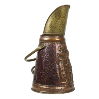 French Copper Umbrella Stand, 1890s For Sale