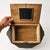 Early 20th Century Large Tramp Art Dresser Box: Chip Carved Folk Art, Round Feet, Gold Paint Remnants For Sale - Image 15 of 16