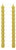 Bamboo Taper Candles in Citron Green - A Pair For Sale