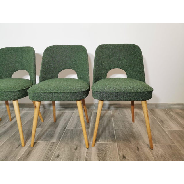 Green Dining Chairs by Oswald Haerdtl for Ton, 1950s, Set of 4 For Sale - Image 8 of 18