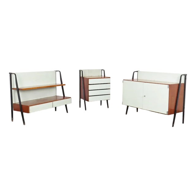 Chests of Drawers in Oak, Set of 3 For Sale