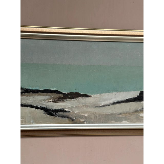 Eric Cederberg, Coastal Landscape, 1950s, Oil on Canvas, Framed For Sale - Image 4 of 18